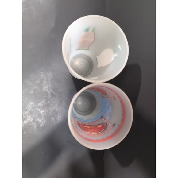 Coca-Cola Collectible‎ Cups Set, Vintage Large Frosted Hard Plastic, Memorabilia - Picture 6 of 8